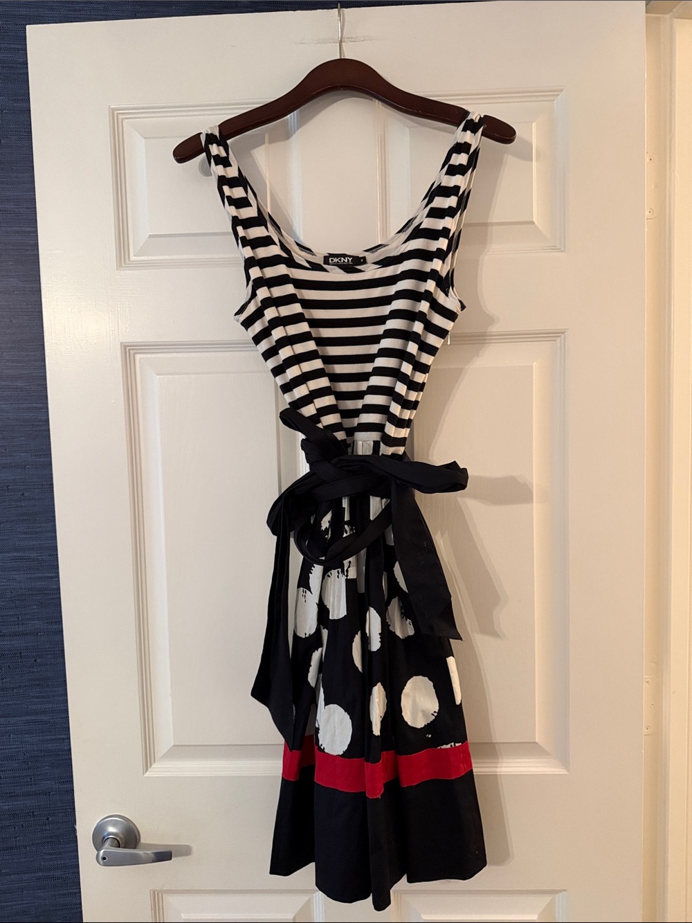 DKNY mixed media dress M